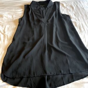 Banana Republic Tunic- length Collared Sleeveless Blouse